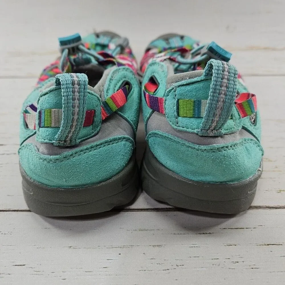 Keen Youth Girls‎ 5 Whisper Sport Sandals Raya Fusion Teal Pink Shoes 1014257